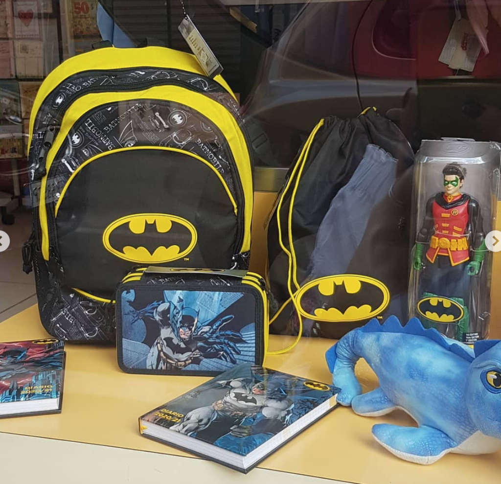 Batman zaino e astuccio