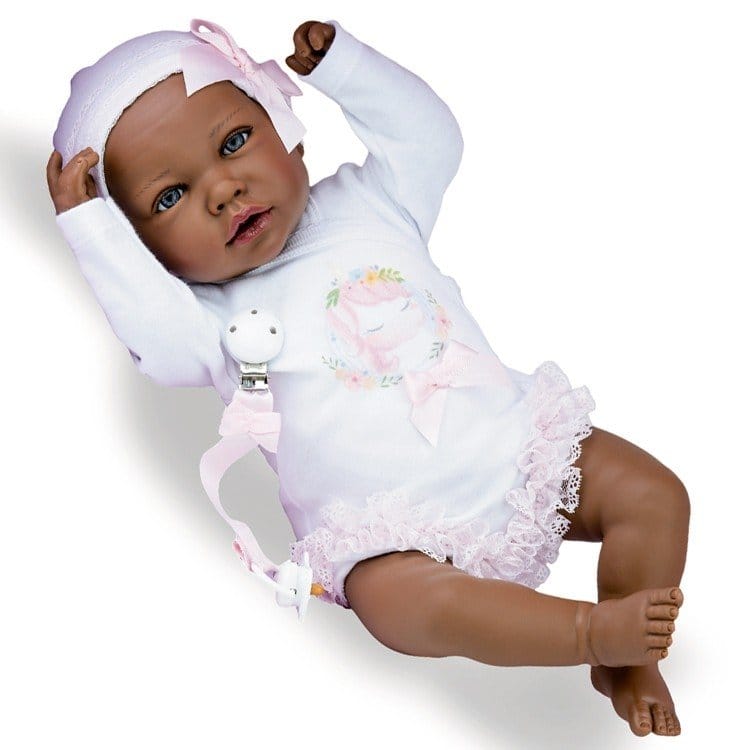 Bambola reborn nera Marina & Pau